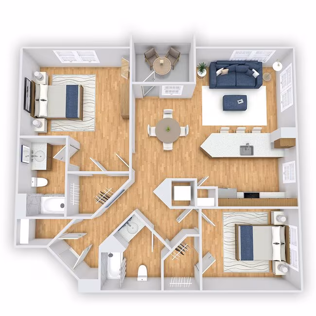 Thamien Platinum 128 floor plan